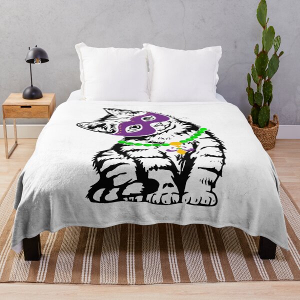 Item preview, Meowy Mardi Gras Funny Nola Cat Lover Owner Girl Women Kids designed and sold by Pitchou07.