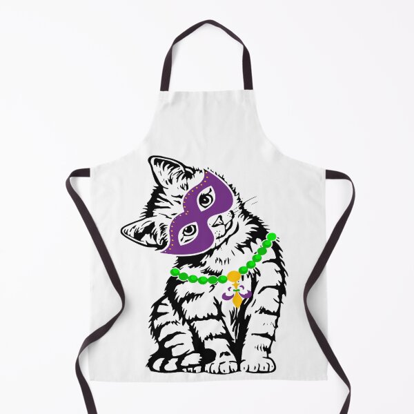 Item preview, Meowy Mardi Gras Funny Nola Cat Lover Owner Girl Women Kids designed and sold by Pitchou07.