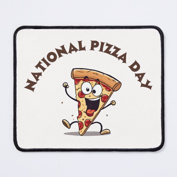 Item preview, cartoon-style slice of pizza dancing  designed and sold by teacherpeiyuan.