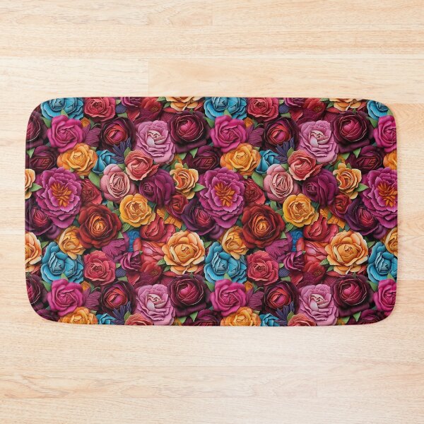 Item preview, Rose Tile 19: Thorny Fragrance Embracing Crimson Crown Jewels in a Velvet Symphony designed and sold by TheBrainArt.