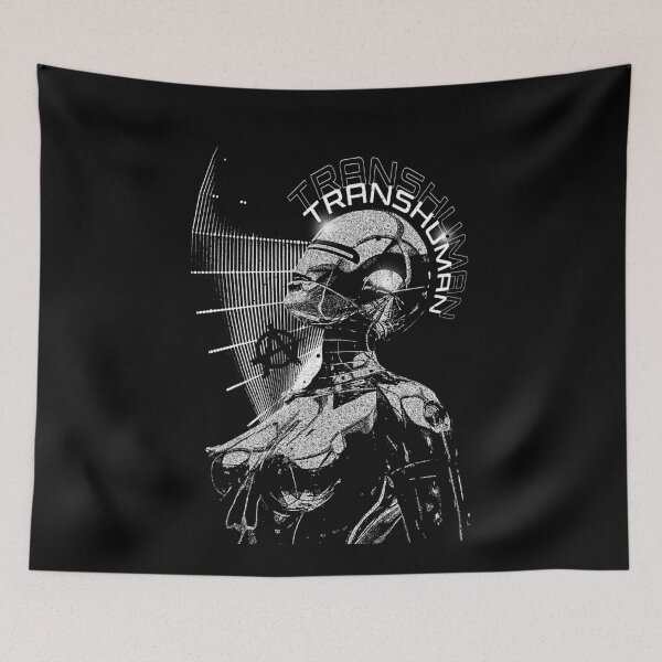 Item preview, Brutalist Y2K Aesthetics Transhumanism Anarchy Cyberpunk designed and sold by PVSKI.