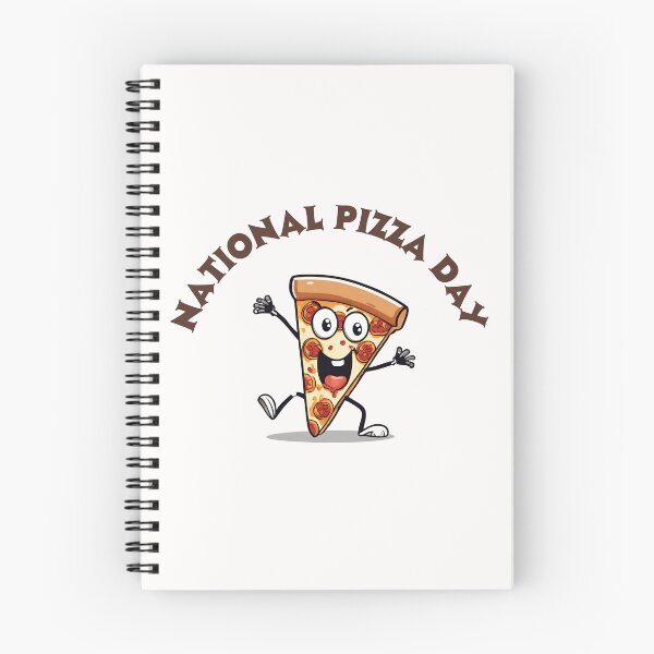 Item preview, cartoon-style slice of pizza dancing  designed and sold by teacherpeiyuan.