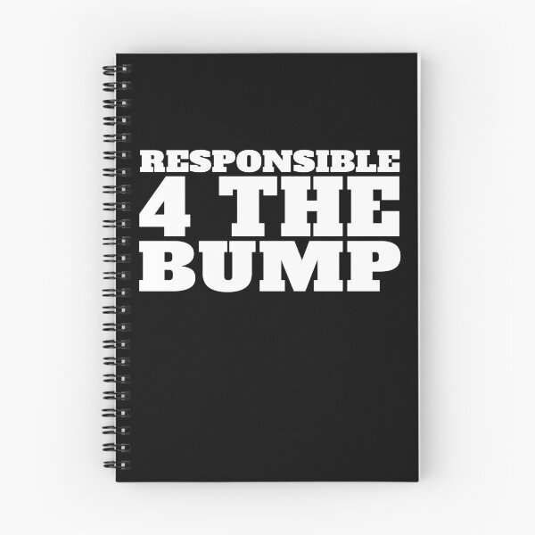 Item preview, Responsible 4 the Bump - New Dad Shirt designed and sold by themelonink.
