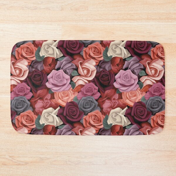 Item preview, Rose Tile 21: Thorny Fragrance Embracing Crimson Crown Jewels in a Velvet Symphony designed and sold by TheBrainArt.