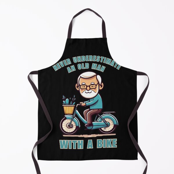 Item preview, Never Underestimate An Old Man with a Bike designed and sold by Azrora.