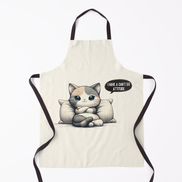 Item preview, Contented Kitten with a Can't-Do Attitude designed and sold by RuyaFab.