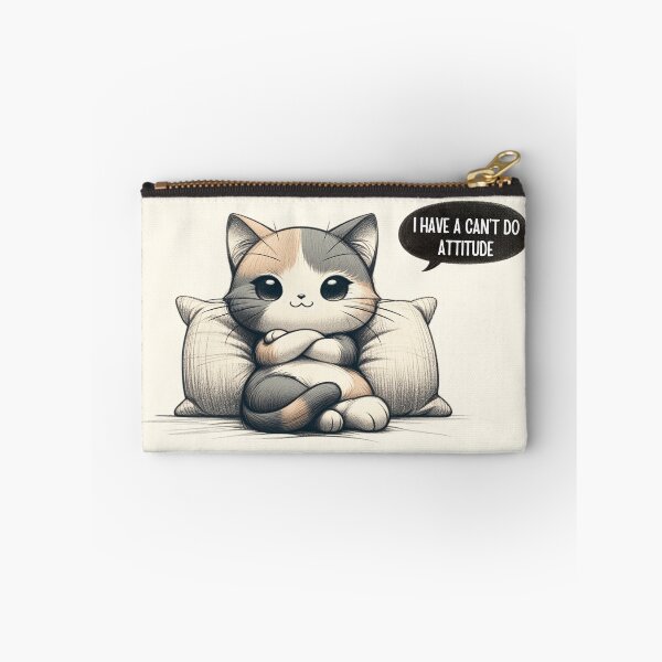 Item preview, Contented Kitten with a Can't-Do Attitude designed and sold by RuyaFab.