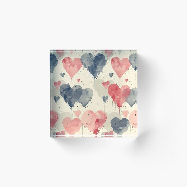 Item preview, Valentine's Day Love - Heart Seamless Pattern designed and sold by Dazzling Studio Art.