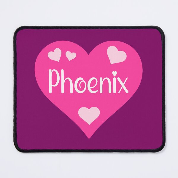Item preview, Phoenix Name Pink Heart designed and sold by Jeallan Designs.