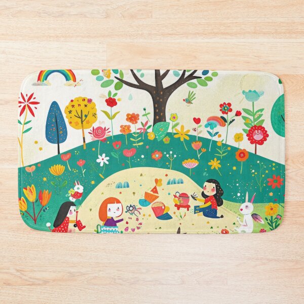 Item preview, Childrens playground in the garden designed and sold by FlowersColorful.
