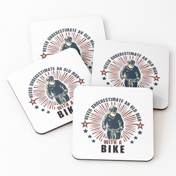 Item preview, Never Underestimate An Old Man with a Bike designed and sold by Azrora.