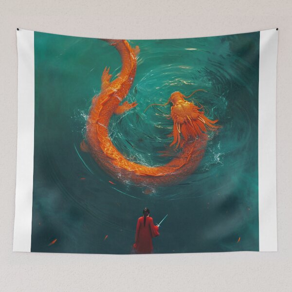 Item preview, Encounter with the Azure Serpent designed and sold by oanaunciuleanu.