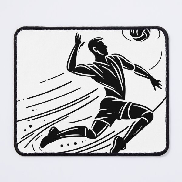 Item preview, Volleyball player hit the ball designed and sold by AdamMuranski.