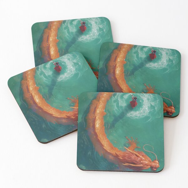 Item preview, Encounter with the Azure Serpent designed and sold by oanaunciuleanu.