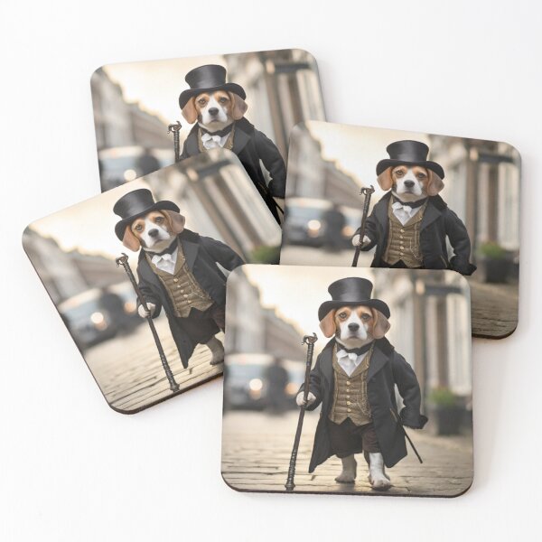 Item preview, Gentleman Beagle Stroll designed and sold by NeatThingLover.