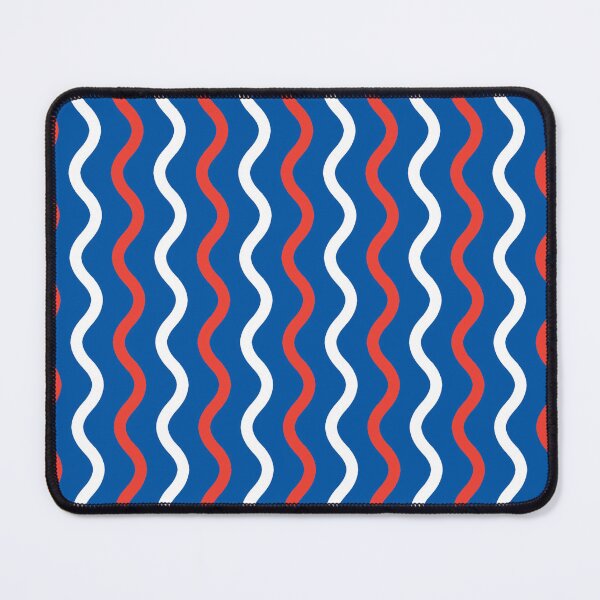 Item preview, Blue White Red France Tricolor French Language Wavy Stripes Vertical Proud Parisian Art Pattern designed and sold by PenguinForests.