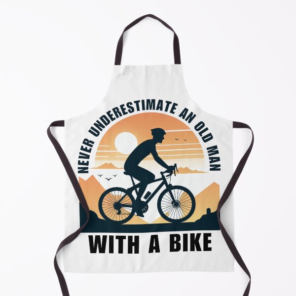 Item preview, Never Underestimate An Old Man with a Bike designed and sold by Azrora.