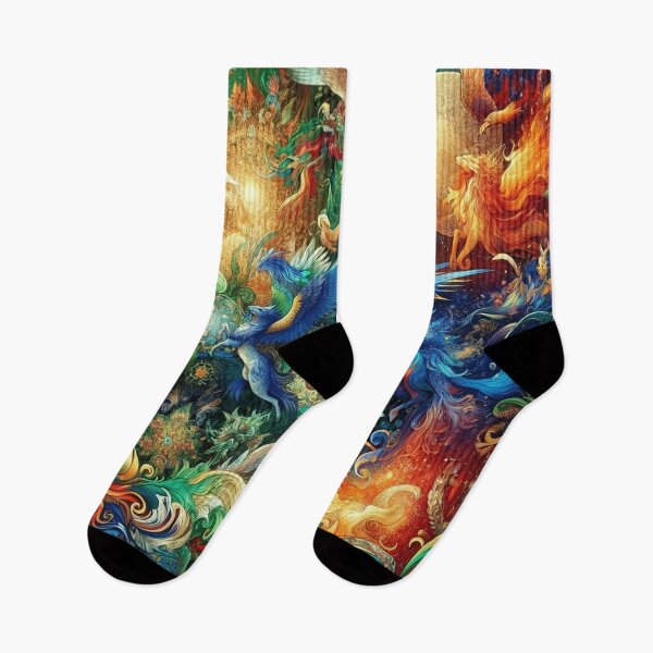 Item preview, Mythical Nature Mosaic designed and sold by TeslaSt0re.