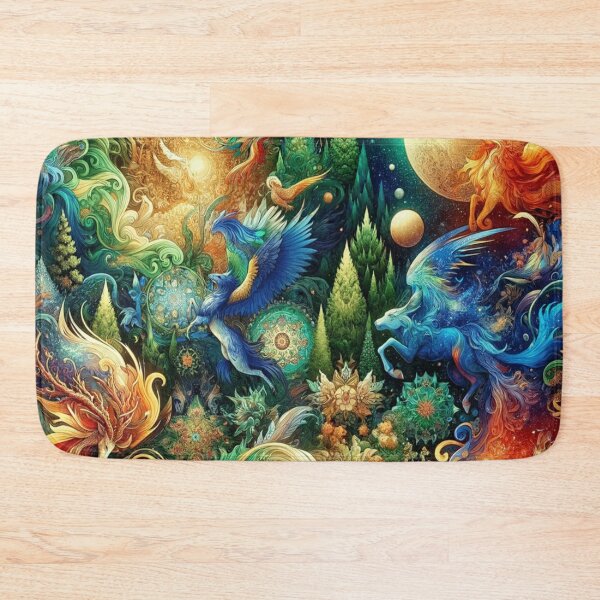 Item preview, Mythical Nature Mosaic designed and sold by TeslaSt0re.