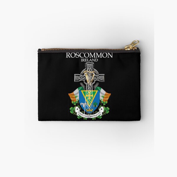 Item preview, ✅ Roscommon Ireland Irish Celtic Cross & Crest designed and sold by REAL IRISH GIFTS.