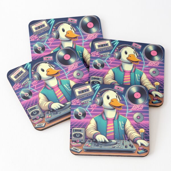 Item preview, Quack the Beat: Duck DJ's Neon Groove designed and sold by crazygoose30.