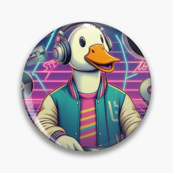 Item preview, Quack the Beat: Duck DJ's Neon Groove designed and sold by crazygoose30.