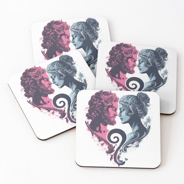 Item preview, Yin Yang Harmony: Lovers' Profile Design designed and sold by pixelpopplanet.
