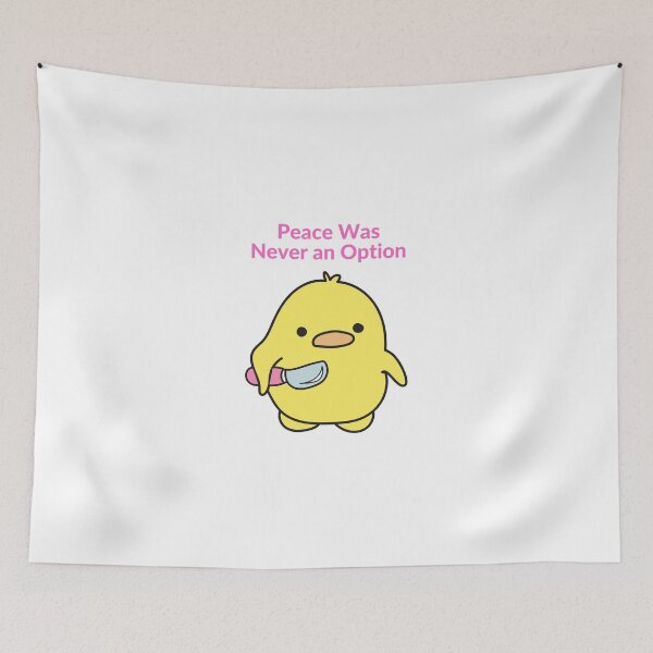 Item preview, Duck With Knife. Peace Was Never an Option designed and sold by ridnaledesigner.