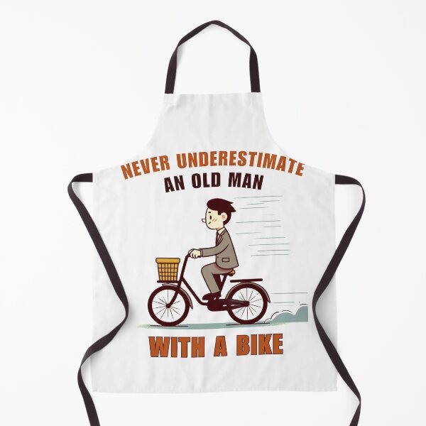 Item preview, Never Underestimate An Old Man with a Bike designed and sold by Azrora.