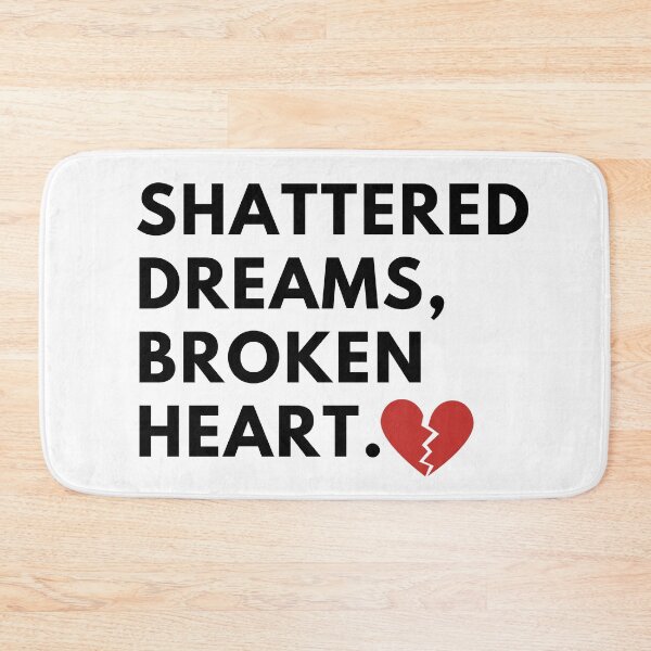 Item preview, Shattered dreams, broken heart. designed and sold by Bananobanini.
