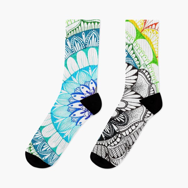 Item preview, Vivid Mandala with Floral Ink Details designed and sold by Maria Hajj.