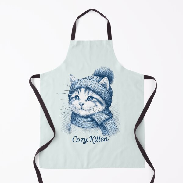 Item preview, Snug Kitten in Winter Attire designed and sold by RuyaFab.
