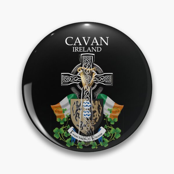 Item preview, ✅ Cavan Ireland Irish Celtic Cross & Crest designed and sold by REAL IRISH GIFTS.