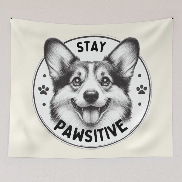 Item preview, Optimistic Corgi Advocates Pawsitivity designed and sold by RuyaFab.