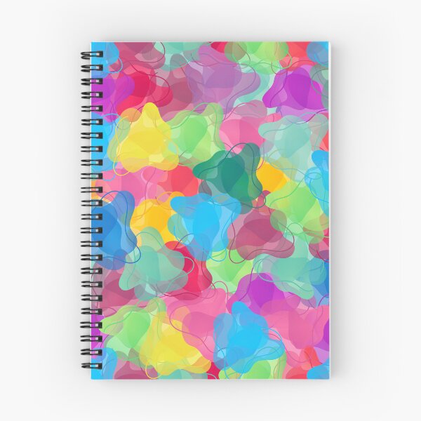 Aperçu de l'œuvre Symphonie de couleurs vibrantes : motif d'art abstrait pour la décoration intérieure créée et vendue par DesigntshirtWB.