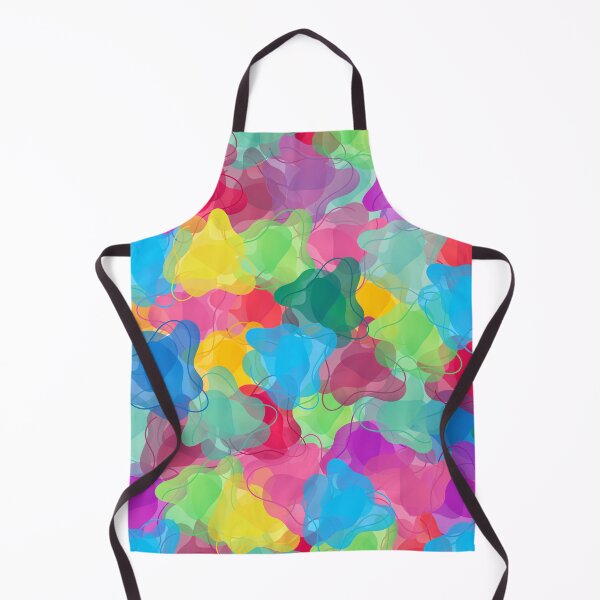 Aperçu de l'œuvre Symphonie de couleurs vibrantes : motif d'art abstrait pour la décoration intérieure créée et vendue par DesigntshirtWB.