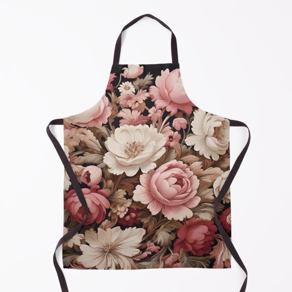 Artikelvorschau, Shabby Chic Blumengarten Muster Burgund und Pink entworfen und verkauft von SloganExpress.
