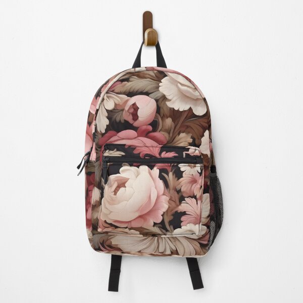 Artikelvorschau, Shabby Chic Blumengarten Muster Burgund und Pink entworfen und verkauft von SloganExpress.