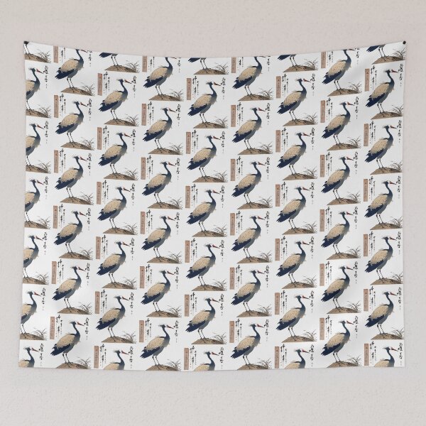 Item preview, crane bird designed and sold by EuropeanPrints.