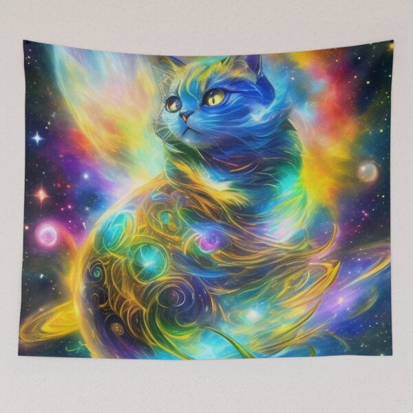 Item preview, the cat of the cosmos designed and sold by MidknightBpaw.