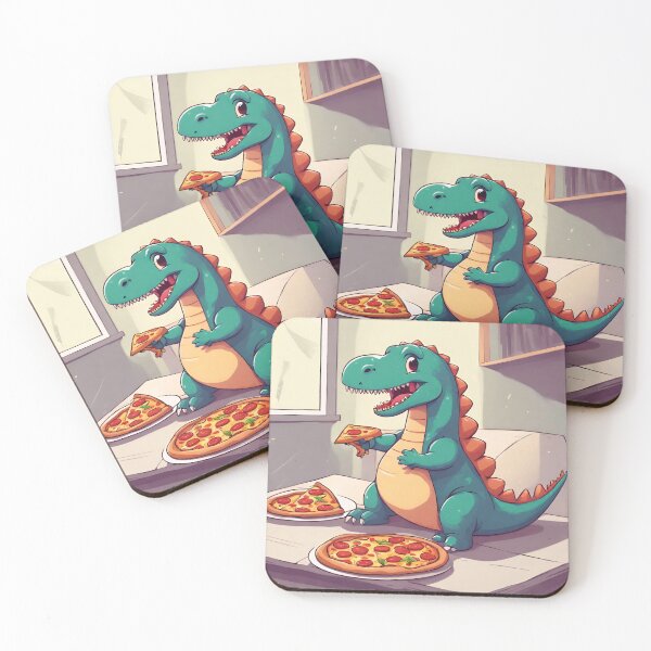Item preview, Dinosaurs are celebrating International Pizza Festival designed and sold by teacherpeiyuan.