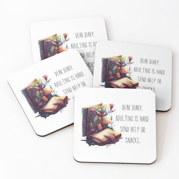 Item preview, Adulting is Hard - Send Help or Snacks designed and sold by OrganizeMe.