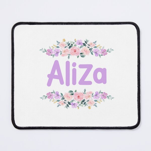 Item preview, Purple Flower Aliza Name Label designed and sold by NormadWorld.