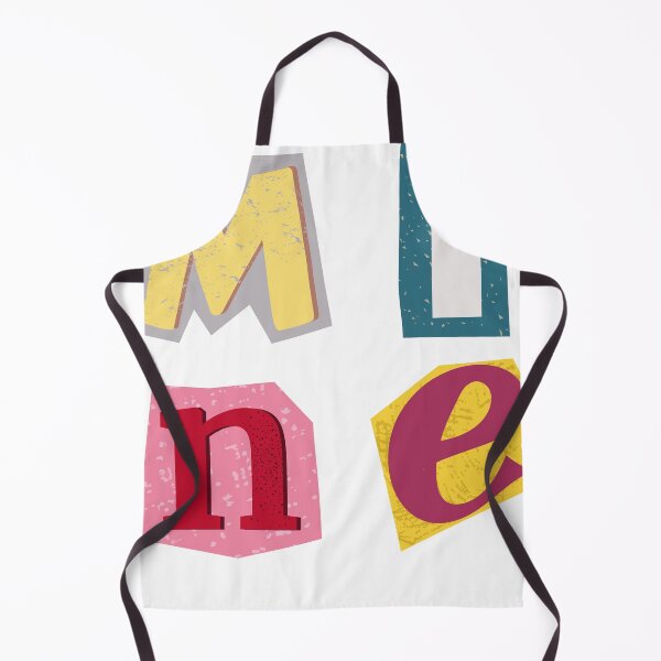 Item preview, Colourful Scrapbook letters " MINE" designed and sold by Andykinoz.