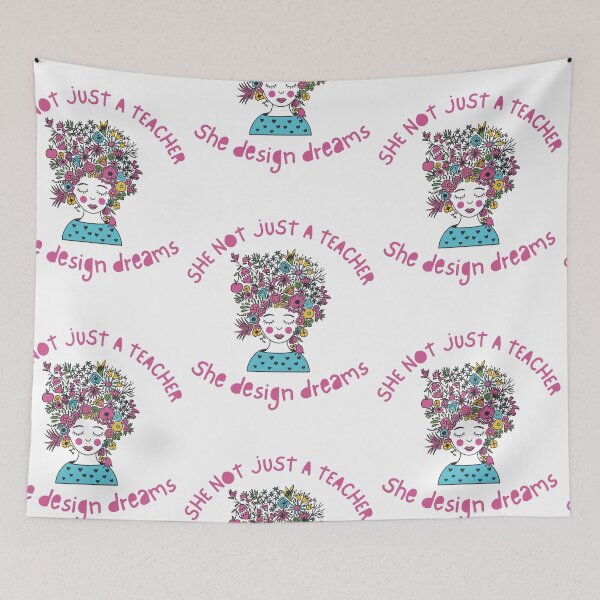 Item preview, She is not just a teacher, she design dreams|Women's Day|8th Mar designed and sold by ButterflyDsgns6.