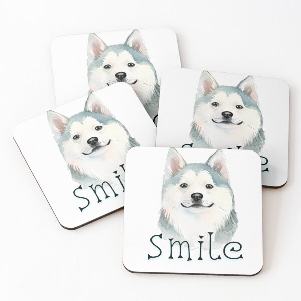 Item preview, Smile Baby Dog Watercolors designed and sold by fluidwatercolor.