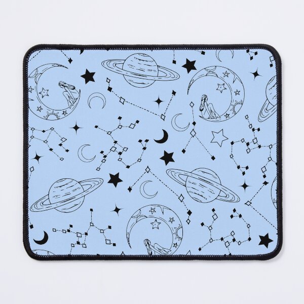 Item preview, Starry Night - The Universe Above Us - pastel blue designed and sold by Dorina Larsdotter.