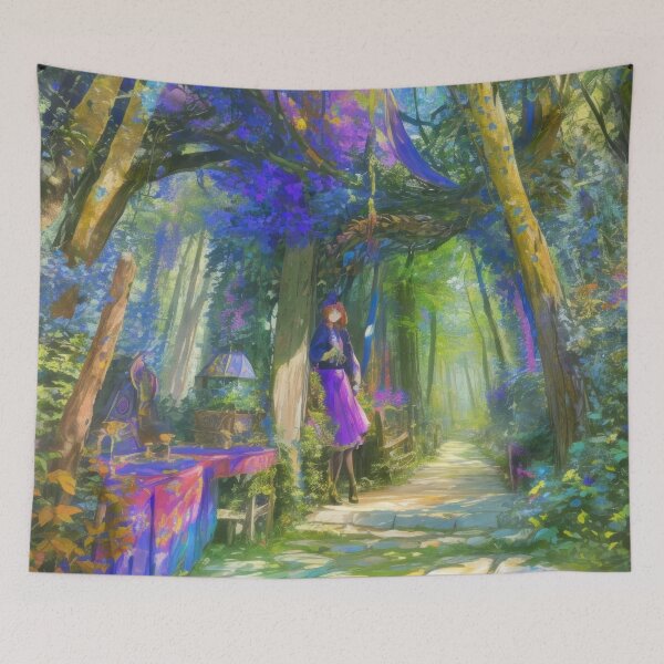 Item preview, Enchanted Kaleidoscope: A Journey through Timeless Beauty in an Untouched Primeval Forest designed and sold by RvinJo8.