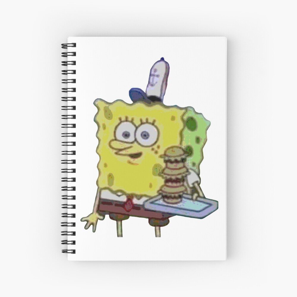 Spongebob Meme Spiral Notebook By Katikat Redbubble 2185