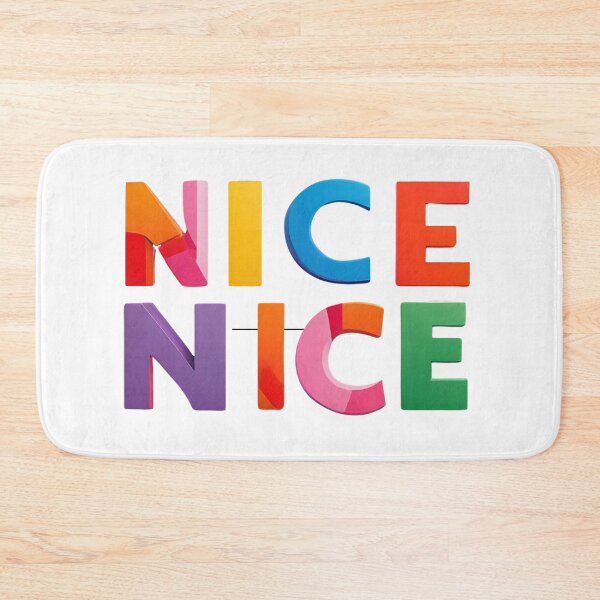 Item preview, Colourful words "NICE" designed and sold by Andykinoz.